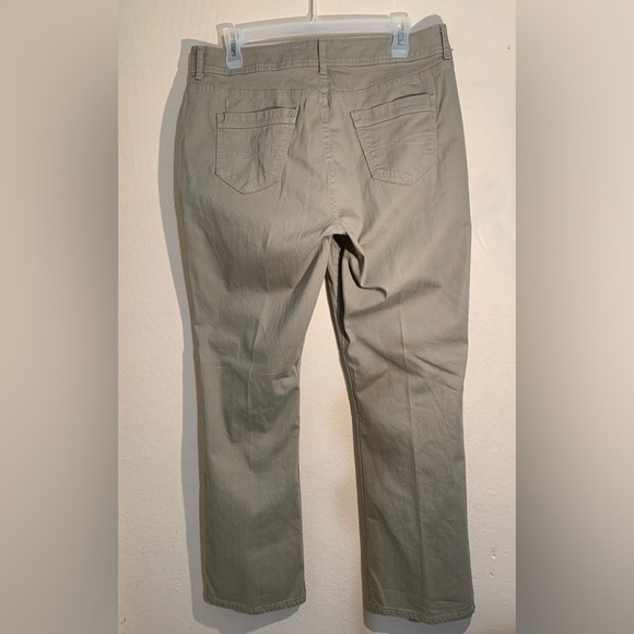 Lee Ryder Khaki Jean Pants Bootcut Size 18W L - Picture 4 of 11